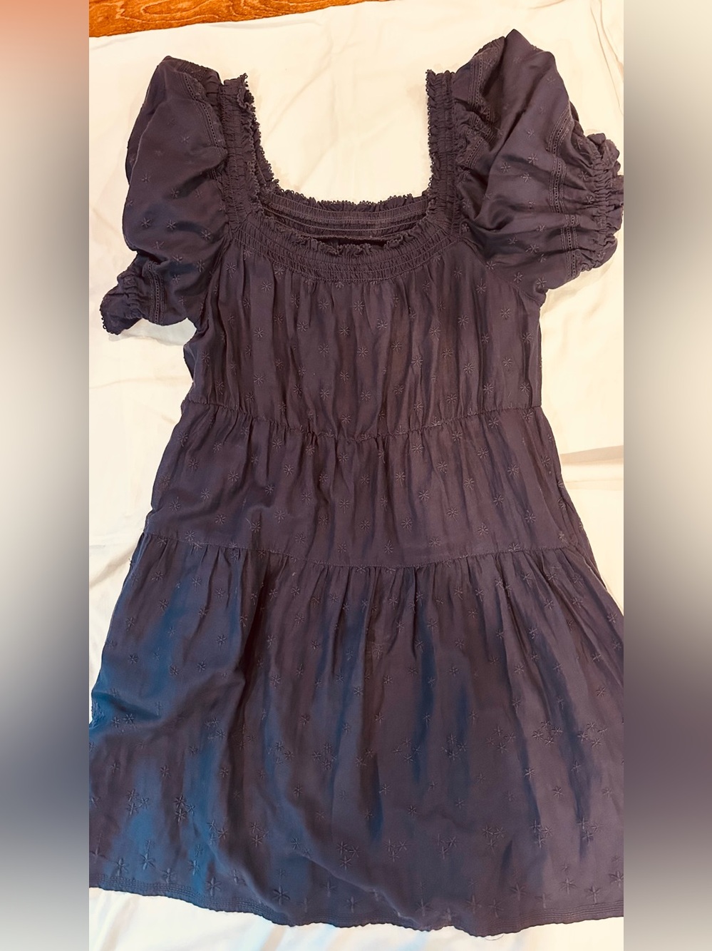 Mini Swing Dress- Navy